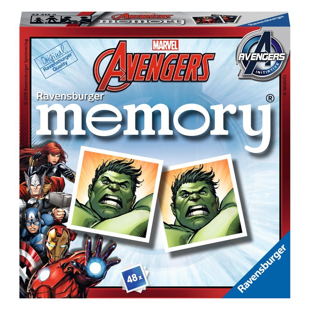 Juego Memory Pocket de Los Vengadores Marvel Ravensburger