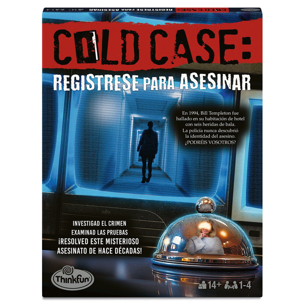 Juego de mesa Ravensburger ThinkFun Regístrese para asesinar