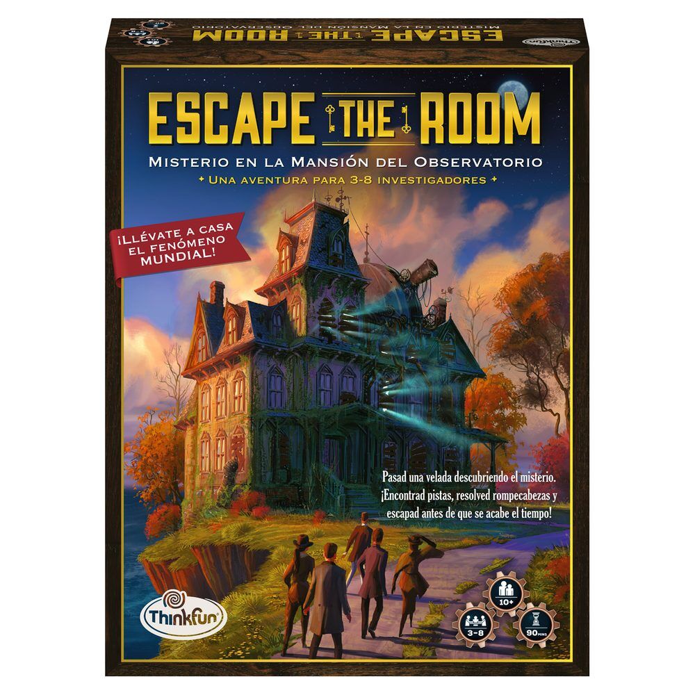 Caja del juego Escape Room Misterio en la Mansión del Observatorio