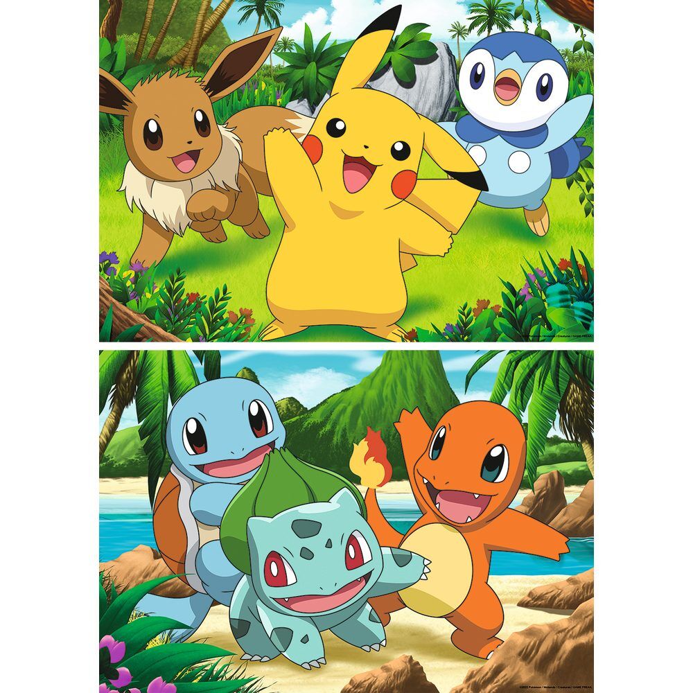 Puzzle Pokémon Ravensburger de 2 puzzles de 24 piezas - 2