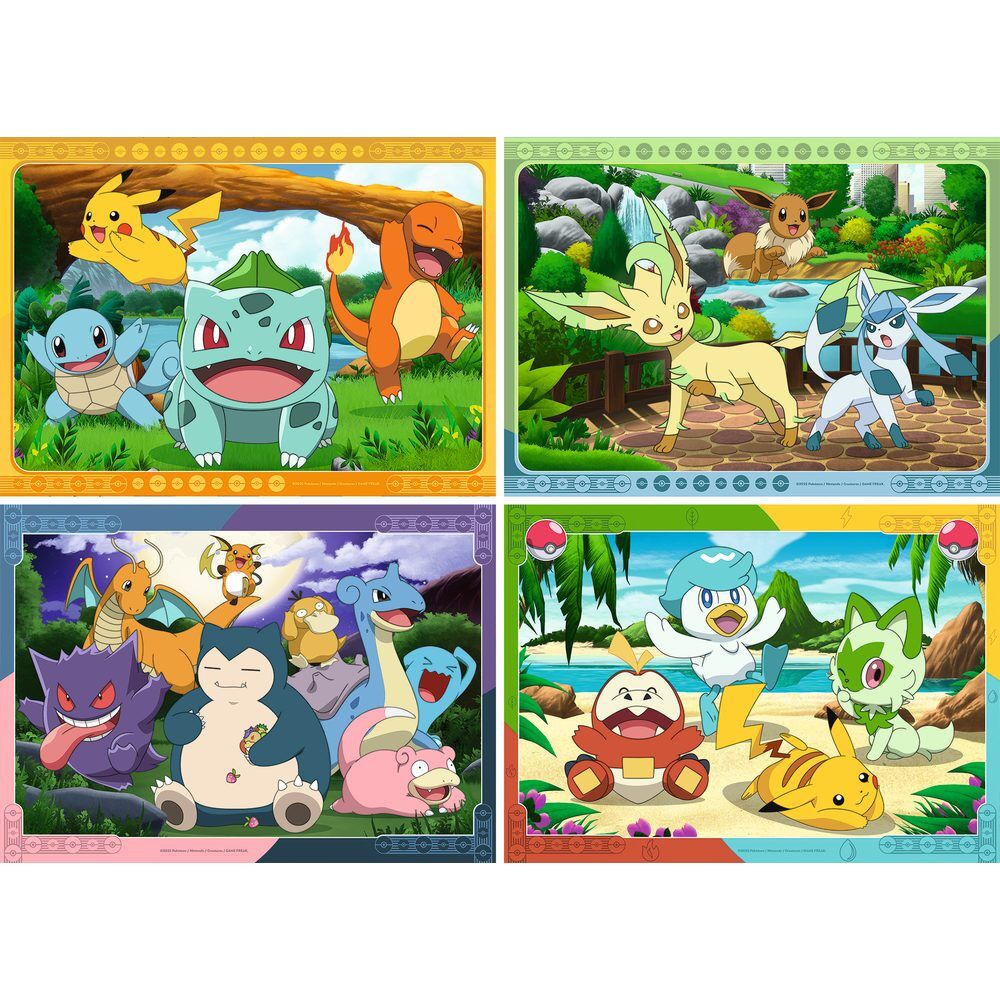 Pack Ravensburger de cuatro puzzles Pokémon de 100 piezas - 2