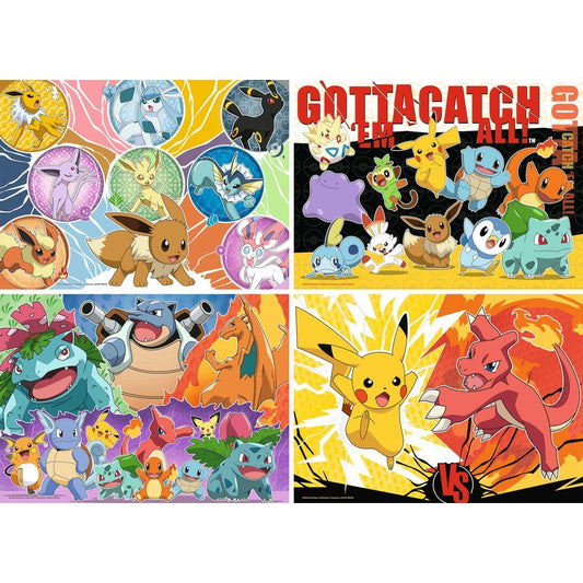 Pack Ravensburger de 4 puzzles Pokémon de 100 piezas - 2
