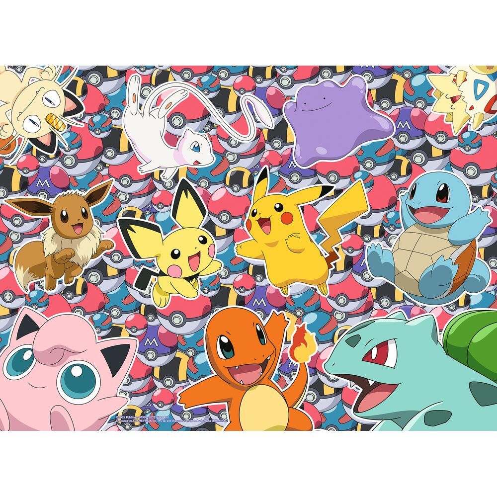 Puzzle XXL Pokémon Ravensburger de 100 piezas con Pikachu y otros Pokémon - 2
