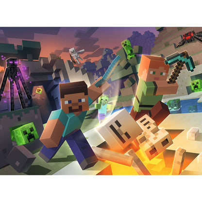 Puzzle XXL Ravensburger de Minecraft con 100 piezas - 2