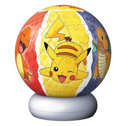 Puzzle Ball 3D Pokémon de Ravensburger con Pikachu y luz LED - 2