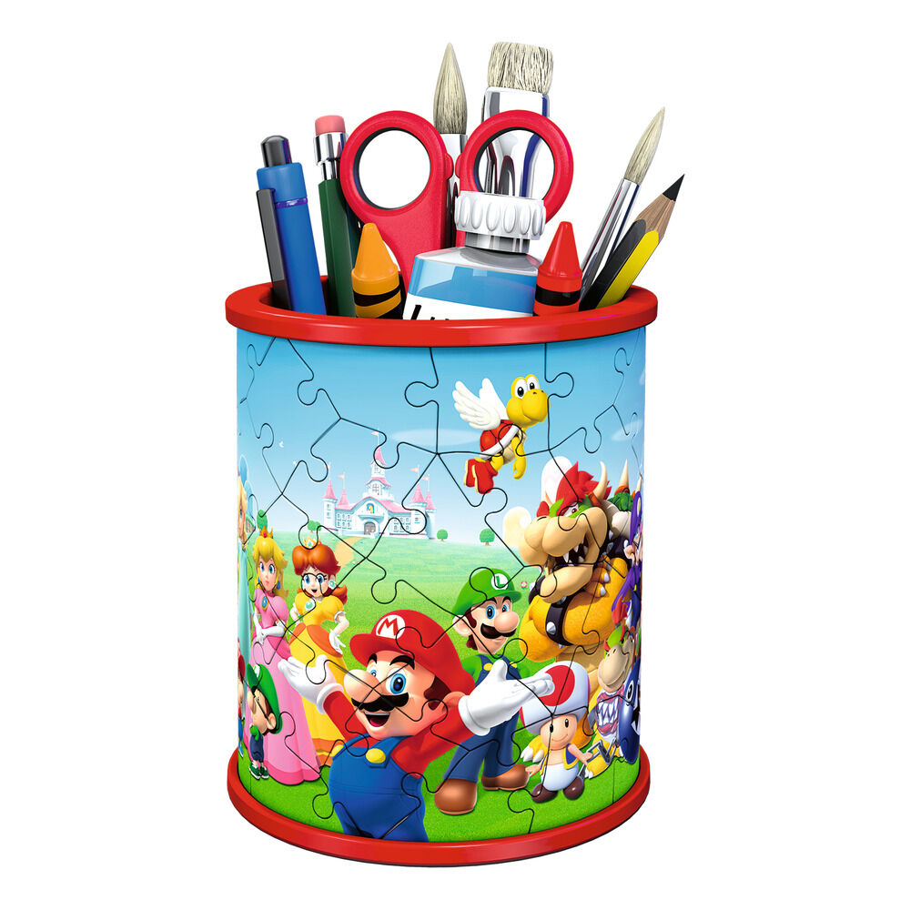 Puzzle 3D portalápices de Super Mario Ravensburger - 2