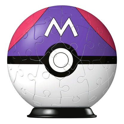 Puzzle 3D Master Ball morada de Pokémon con soporte - 2