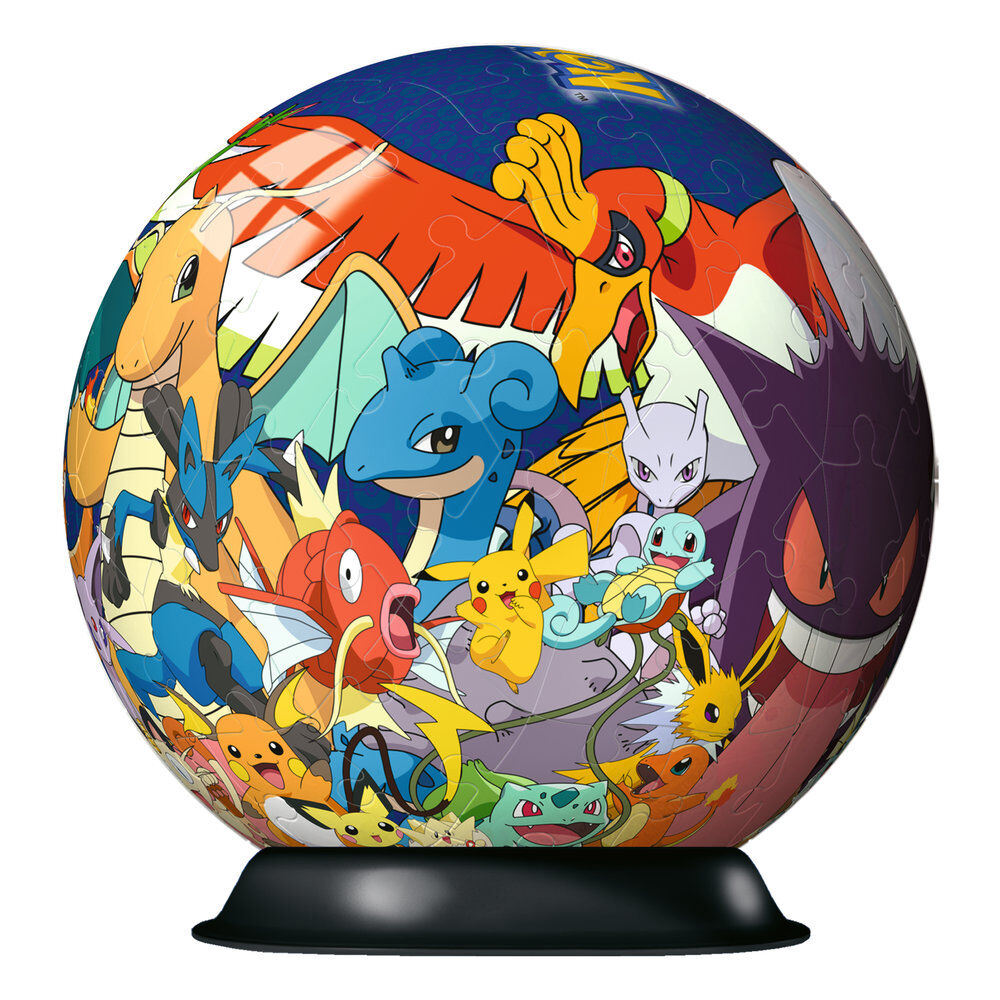 Puzzleball 3D de Pokémon Ravensburger con Pikachu y otros Pokémon - 2