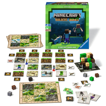 Caja del juego de mesa Minecraft Builders & Biomes de Ravensburger - 2