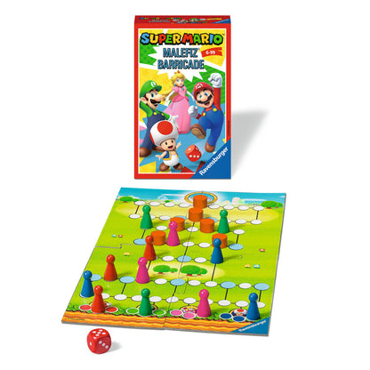 Caja del juego de viaje Malefiz Barricade Super Mario de Ravensburger - 2