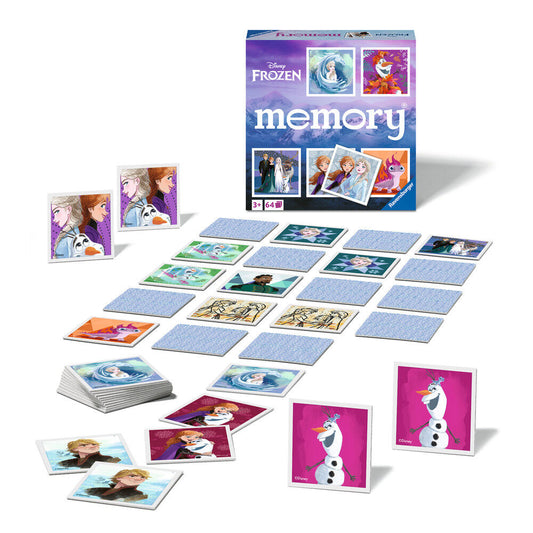 Juego Memory Ravensburger de Disney Frozen con 64 cartas ilustradas - 2