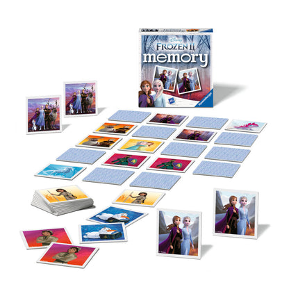 Juego Memory Pocket Ravensburger de Frozen II con Anna y Elsa - 2