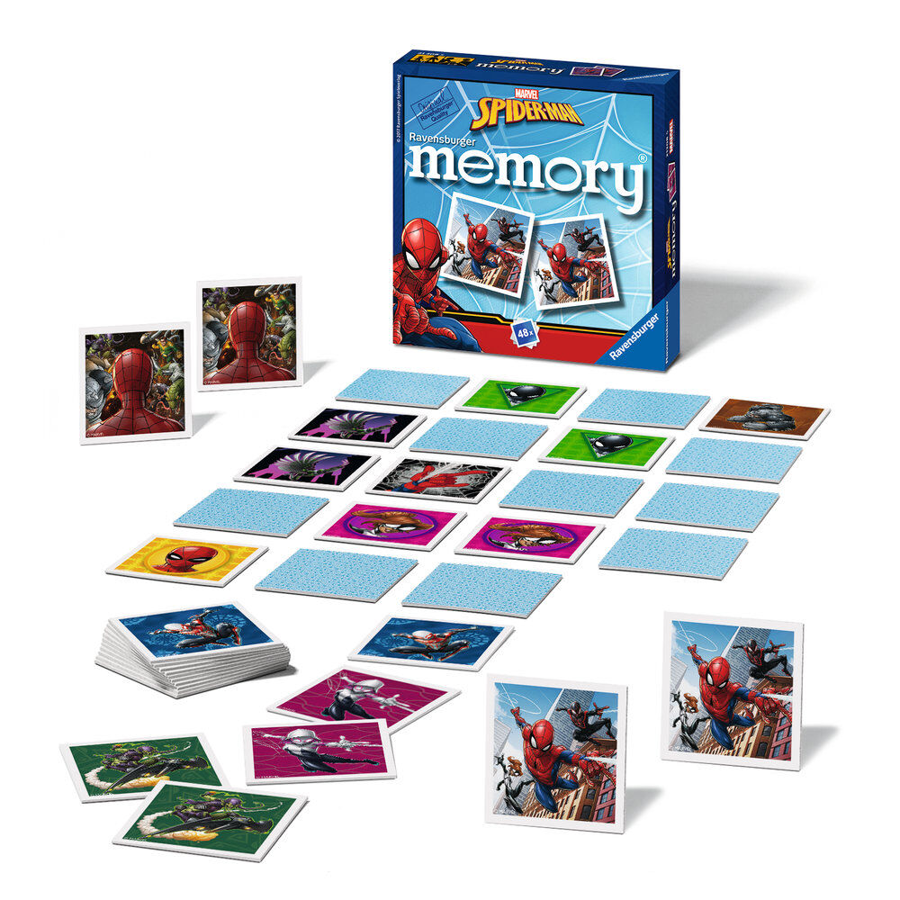 Caja del juego Memory Pocket Spider-Man Marvel de Ravensburger - 2