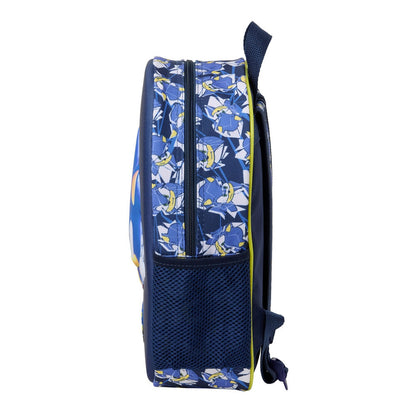 Mochila 3D azul de Sonic Prime con frontal en relieve - 9