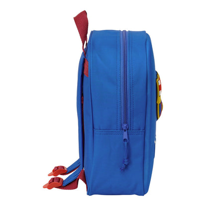 Mochila 3D azul del F.C. Barcelona con escudo y texto Barça - 6