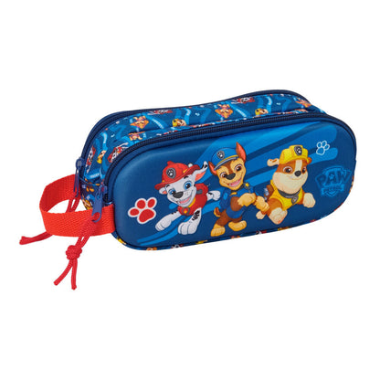 Portatodo doble 3D azul de Paw Patrol con dos compartimentos