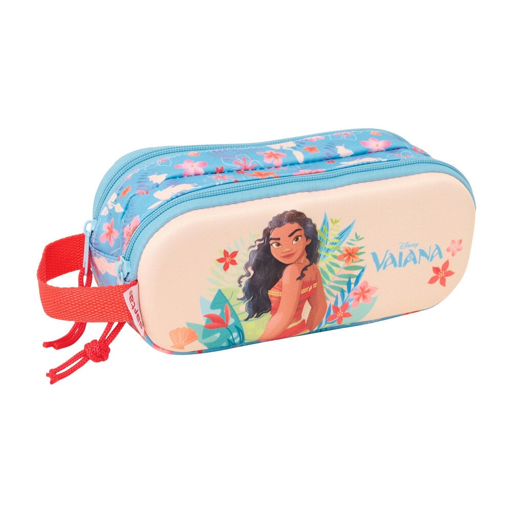 Portatodo doble 3D de Vaiana Moana Disney con asa lateral