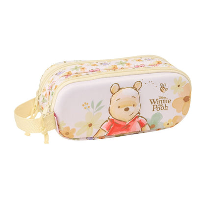 Portatodo doble de Winnie the Pooh Disney con diseño floral