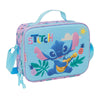 Bolsa portameriendas térmica 3D de Stitch Disney azul y rosa