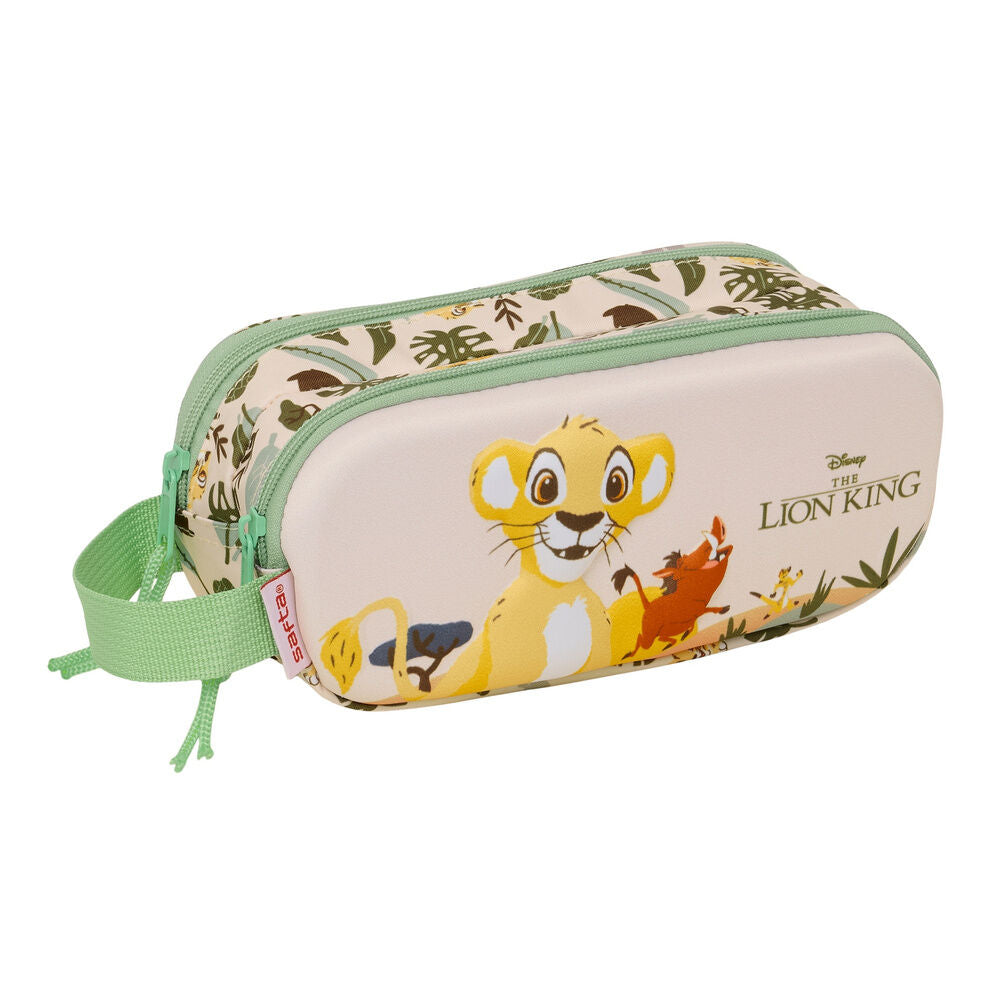 Portatodo doble 3D de El Rey León Disney con Simba y asa lateral