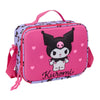 Bolsa térmica portameriendas 3D de Kuromi en rosa y lila