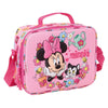 Bolsa portameriendas térmica rosa de Minnie Disney con diseño 3D