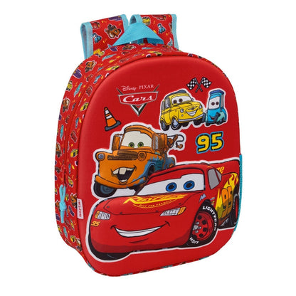 Mochila 3D roja Disney Pixar Cars de 33 cm