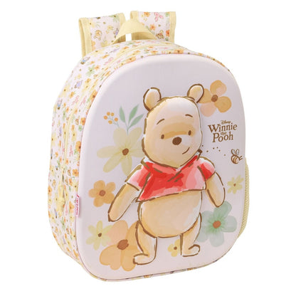 Mochila 3D Disney de Winnie the Pooh con estampado floral