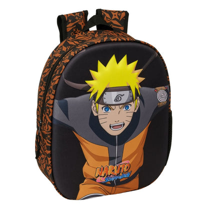 Mochila 3D Naruto Shippuden con frontal de Naruto