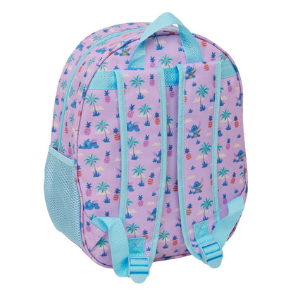 Mochila 3D de Stitch Disney con estampado tropical - 2