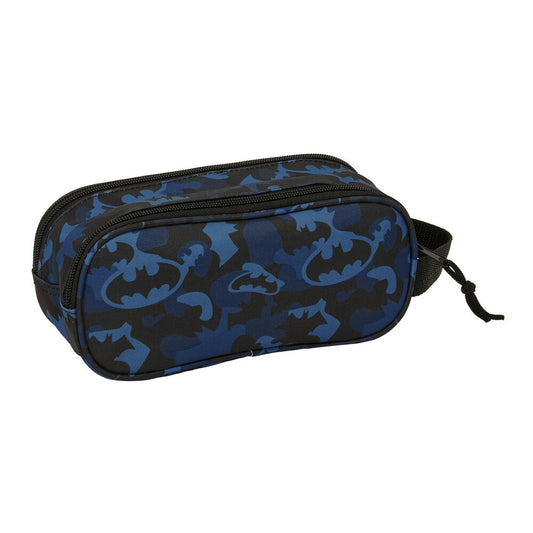 Portatodo doble Batman DC Comics negro y azul con dos compartimentos - 2