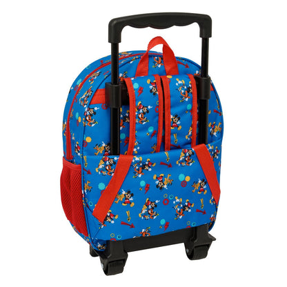 Trolley escolar azul de Mickey Disney con frontal 3D - 2