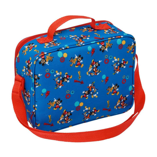 Bolsa portameriendas térmica 3D de Mickey Disney en azul y rojo - 2