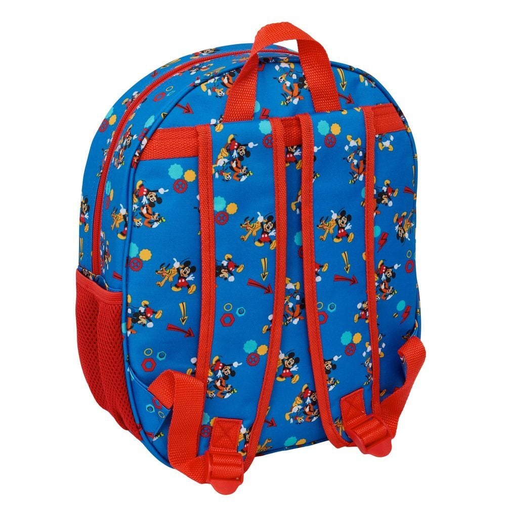Mochila 3D azul de Mickey Mouse Disney con bolsillo lateral - 2