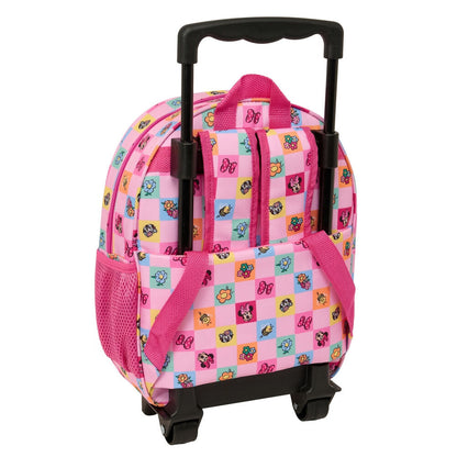 Trolley rosa 3D de Minnie Disney con asa extensible - 2