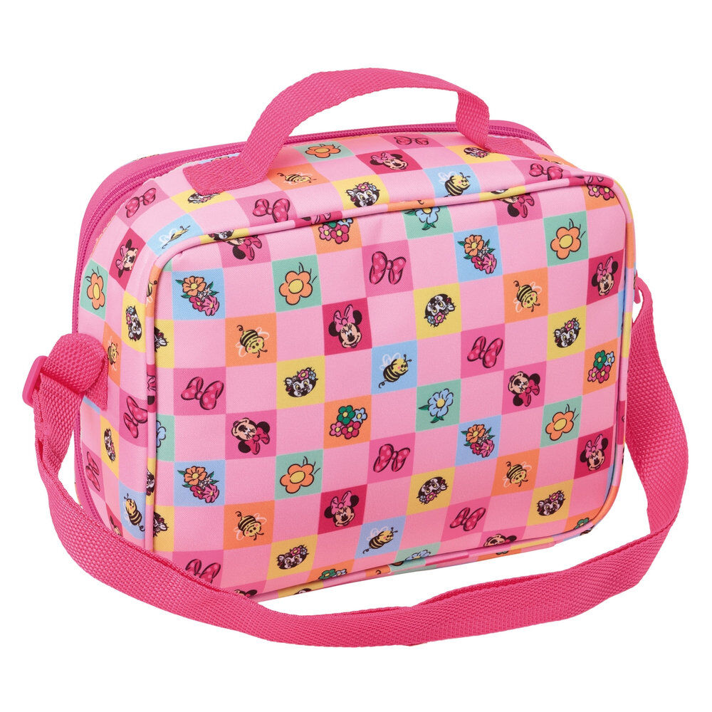 Bolsa portameriendas térmica rosa de Minnie Disney con diseño 3D - 2