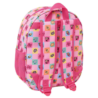 Mochila rosa 3D de Minnie Disney con flores y bolsillo lateral - 2