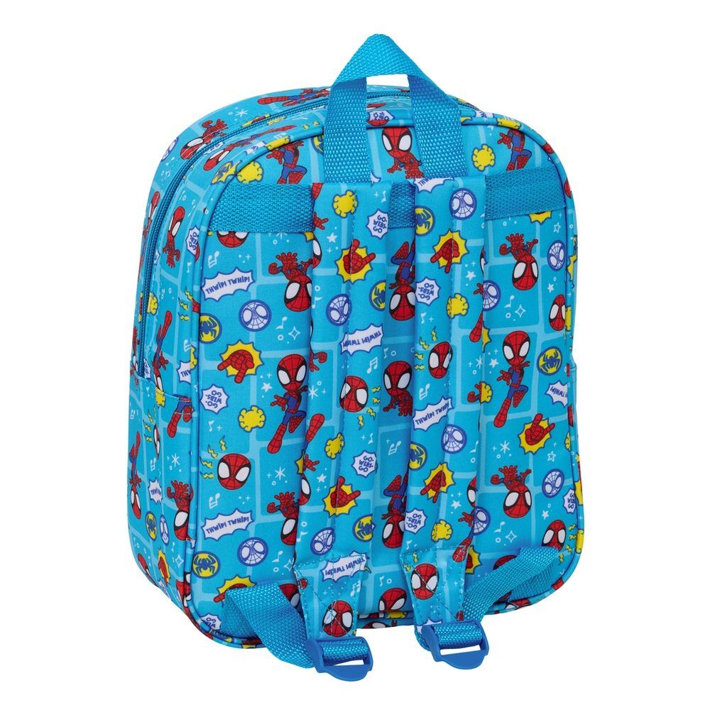 Mochila 3D azul de Spidey Marvel SAFTA - 2