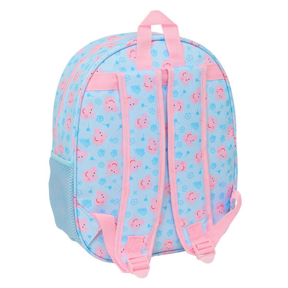Mochila 3D azul de Peppa Pig con bolsillo lateral - 2