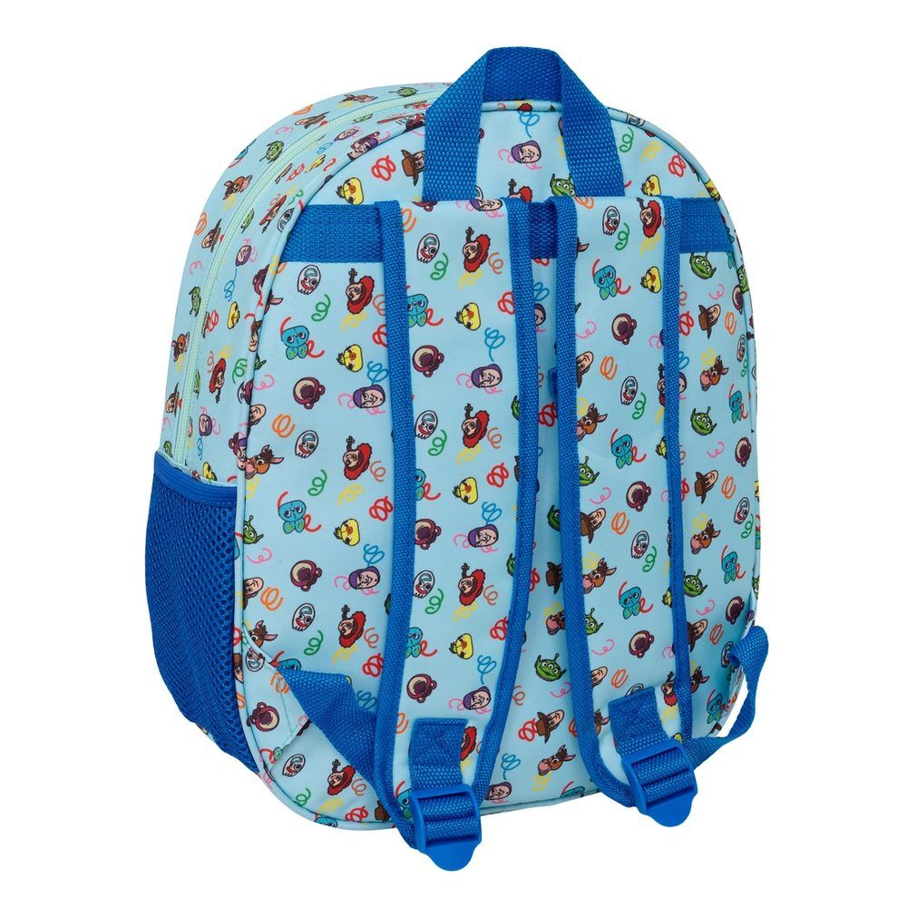 Mochila 3D azul de Toy Story con Woody y Buzz Lightyear - 2