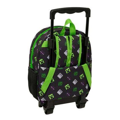 Trolley 3D Minecraft verde con diseño del Creeper - 2