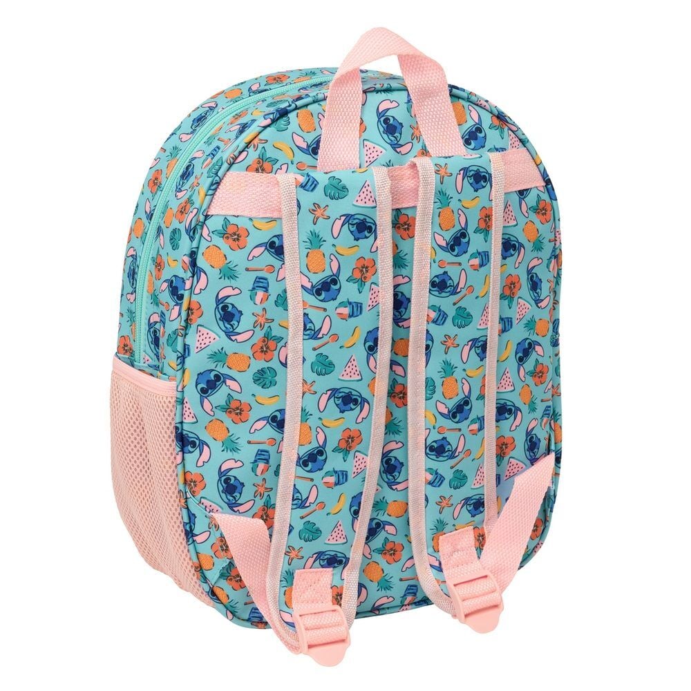 Mochila 3D rosa y turquesa de Stitch Disney - 2