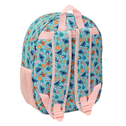 Mochila 3D rosa y turquesa de Stitch Disney - 2