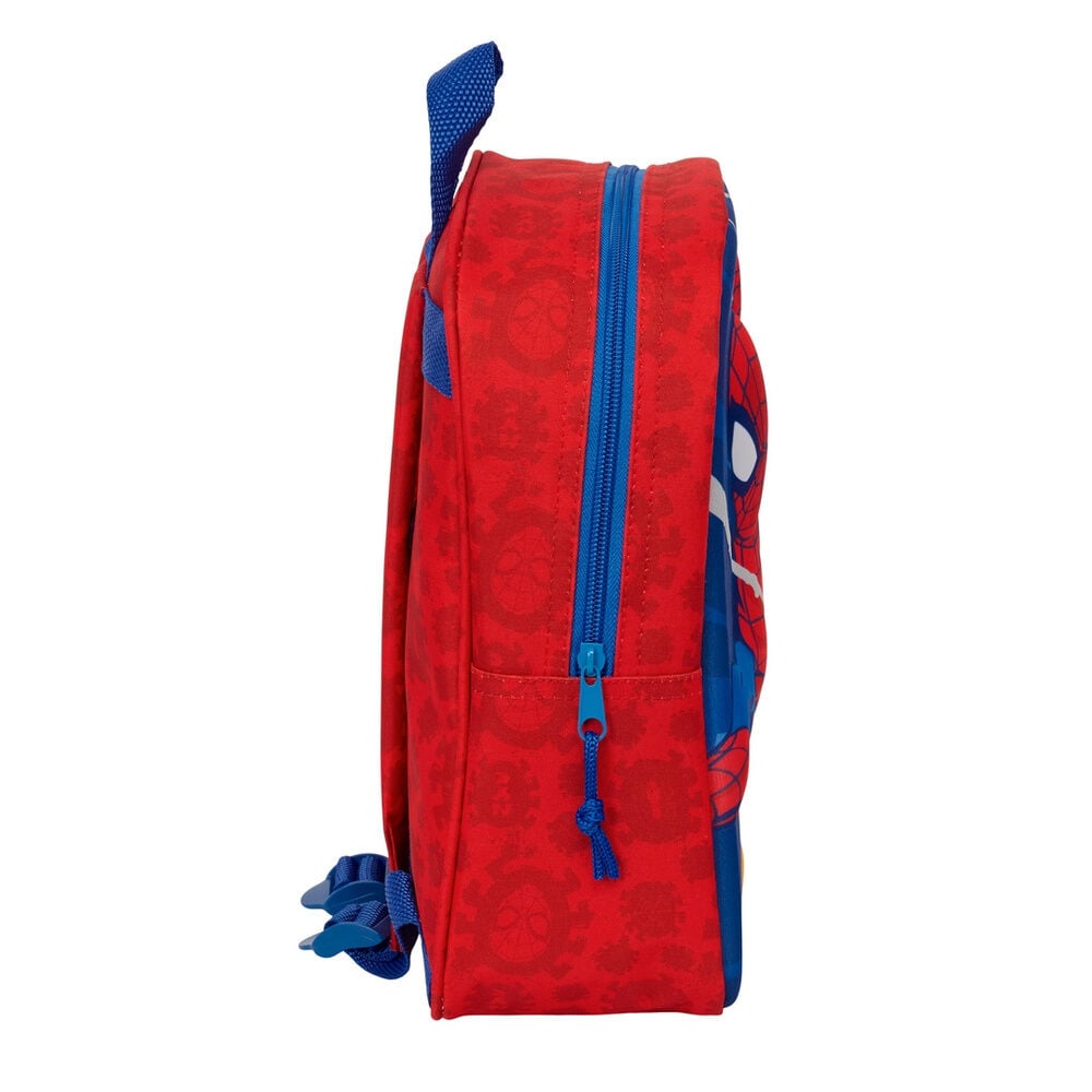 Mochila 3D azul y roja de Spider-Man Marvel SAFTA - 3