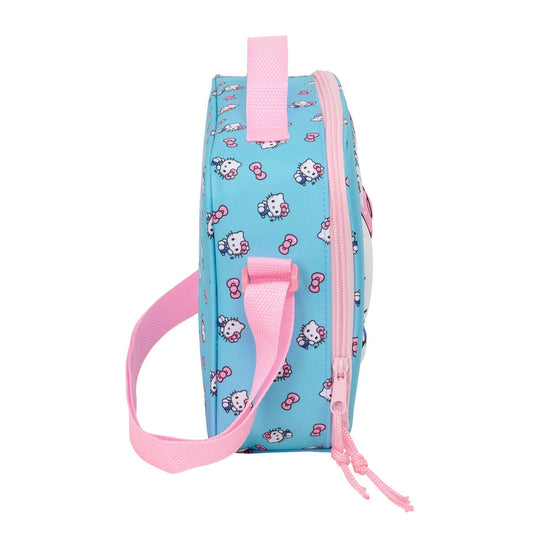 Bolsa portameriendas térmica 3D de Hello Kitty azul - 3
