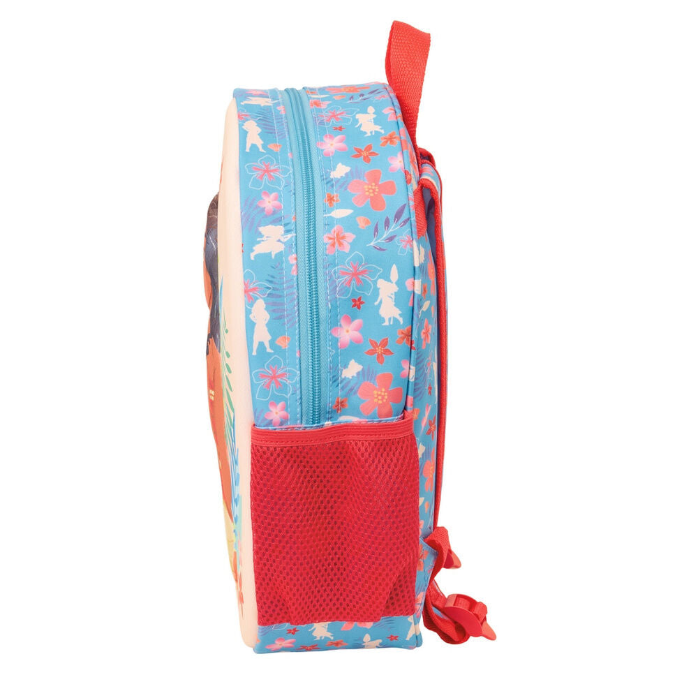 Mochila 3D Disney Vaiana con estampado floral - 3