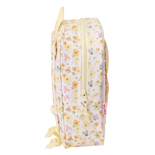Mochila 3D de Winnie the Pooh Disney con flores - 3