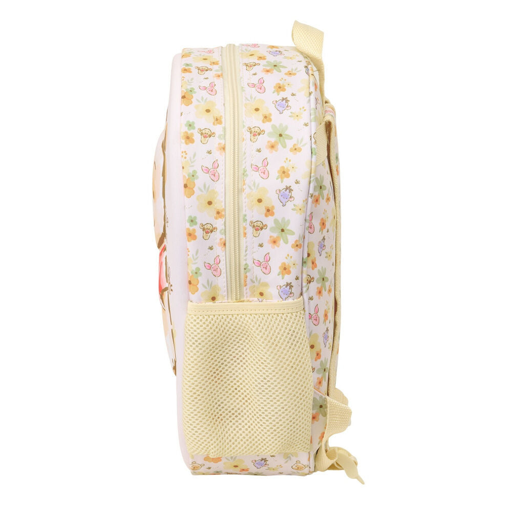 Mochila 3D Disney de Winnie the Pooh con estampado floral - 3