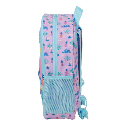 Mochila 3D de Stitch Disney con estampado tropical - 3