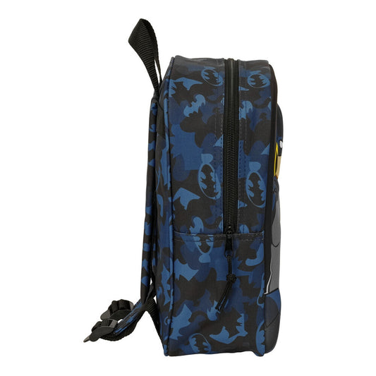 Mochila 3D de Batman DC Comics en negro y azul - 3